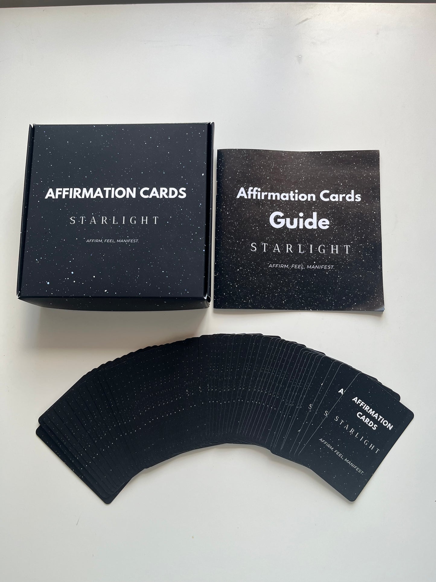 LES CARTES D'AFFIRMATIONS STARLIGHT – Les cartes qui changent ton mindset ✨