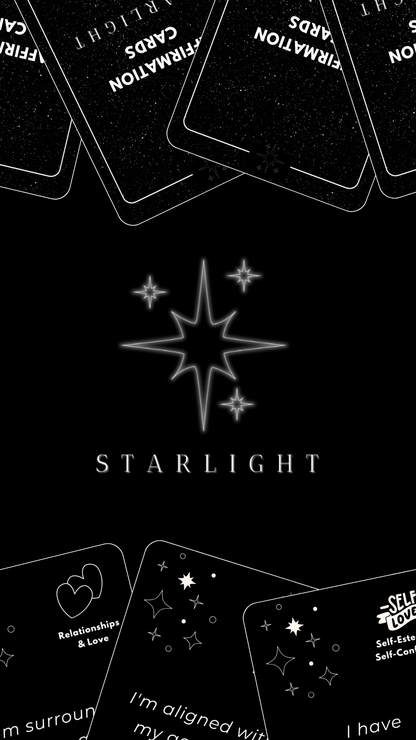 LES CARTES D'AFFIRMATIONS STARLIGHT – Les cartes qui changent ton mindset ✨