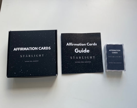 LES CARTES D'AFFIRMATIONS STARLIGHT – Les cartes qui changent ton mindset ✨